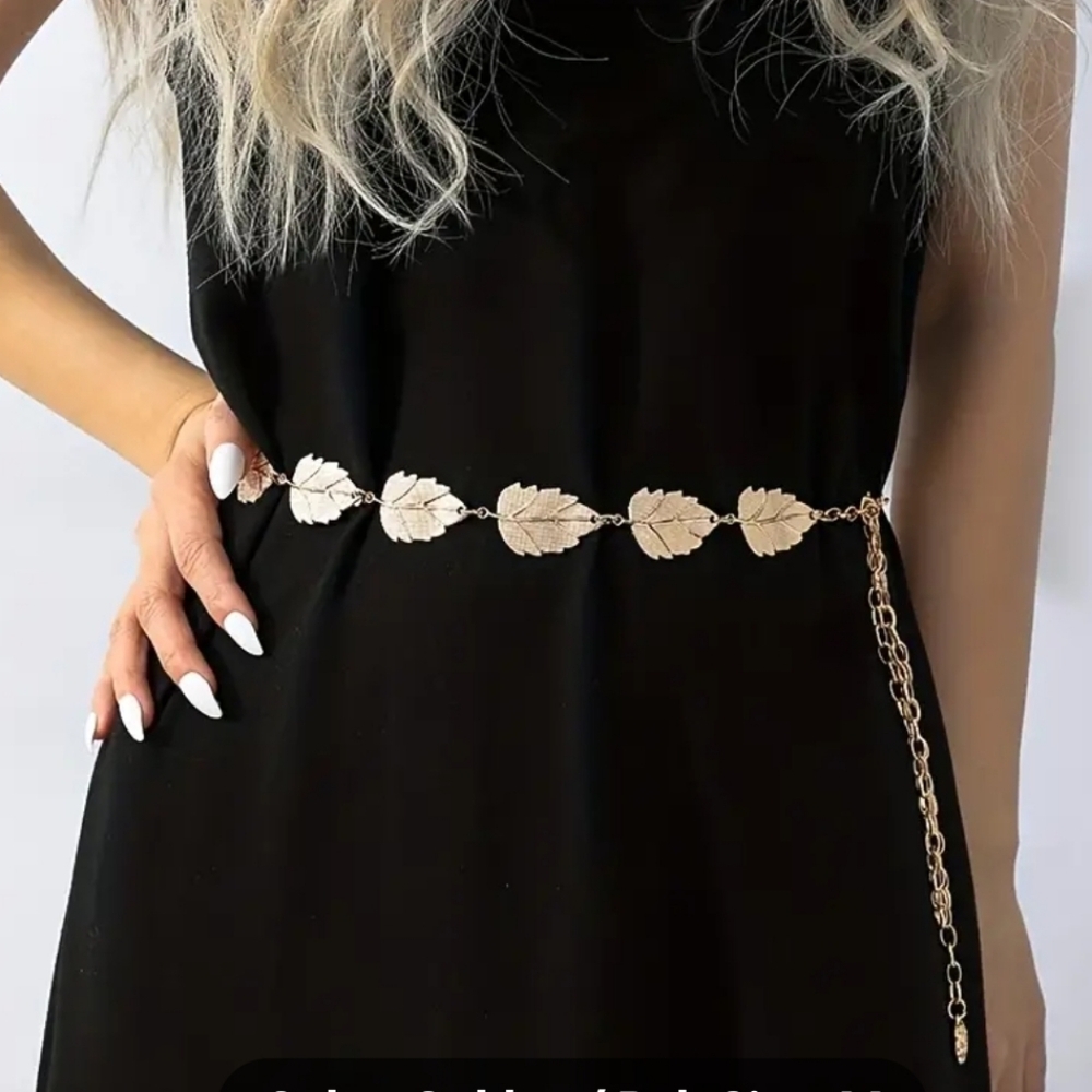 Boho Leaf Tassels Waist Chain